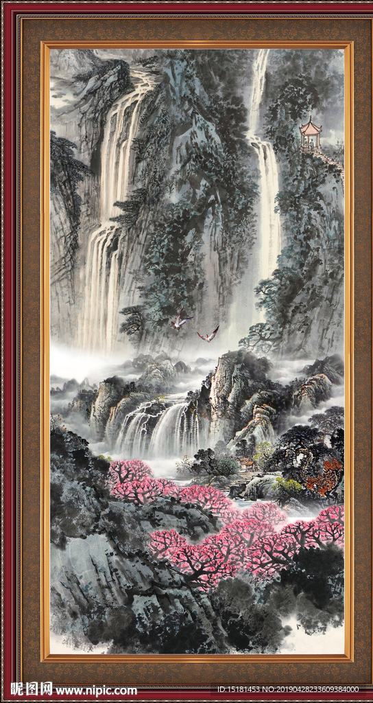 巨幅山水画