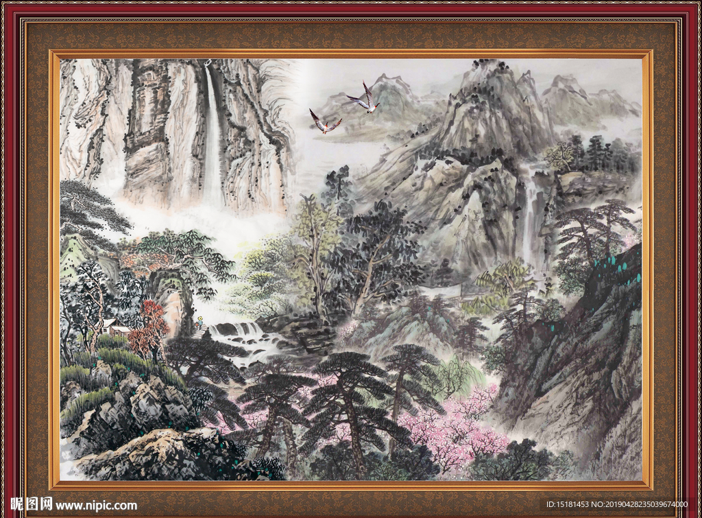 巨幅山水画