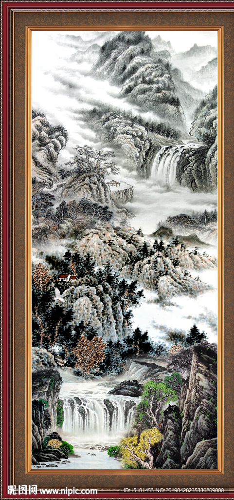 巨幅山水画
