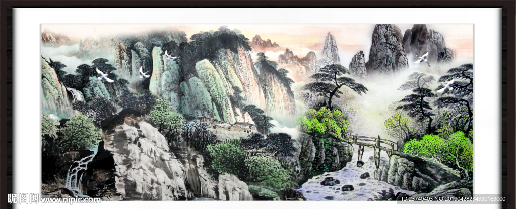 山水风景图