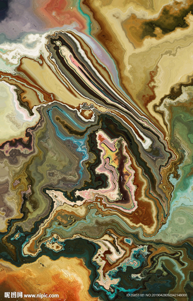 抽象油画