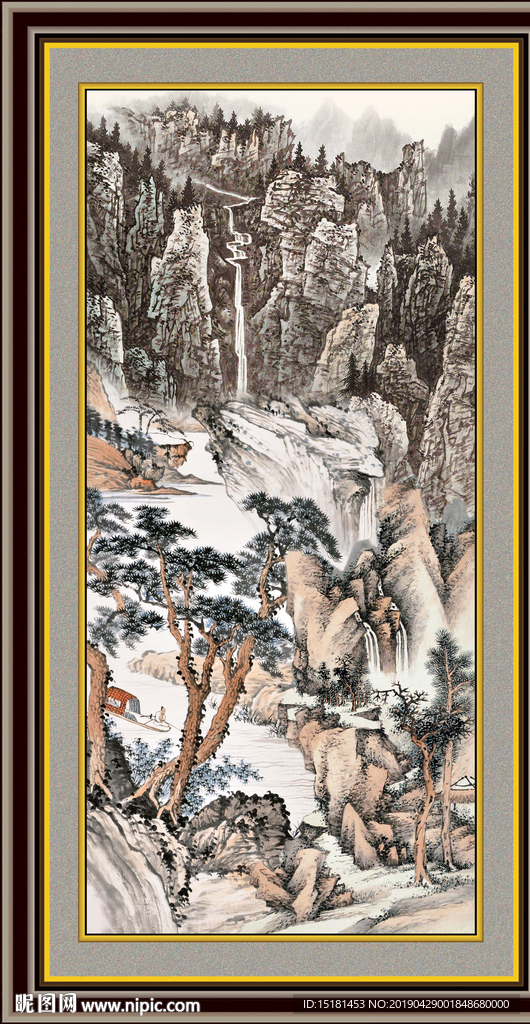 巨幅山水画