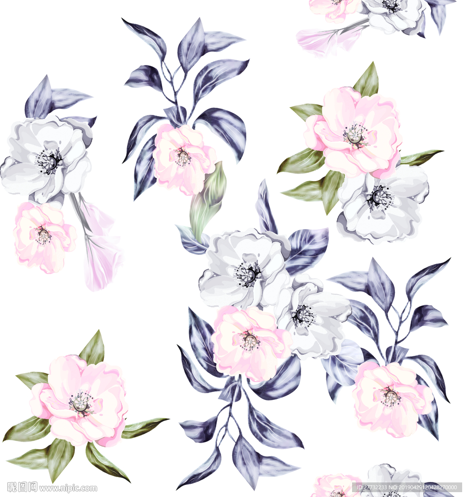 手绘花