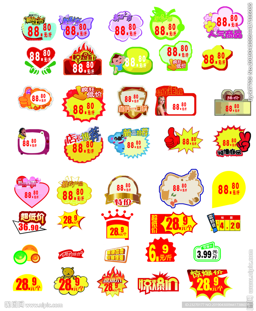 价格标签