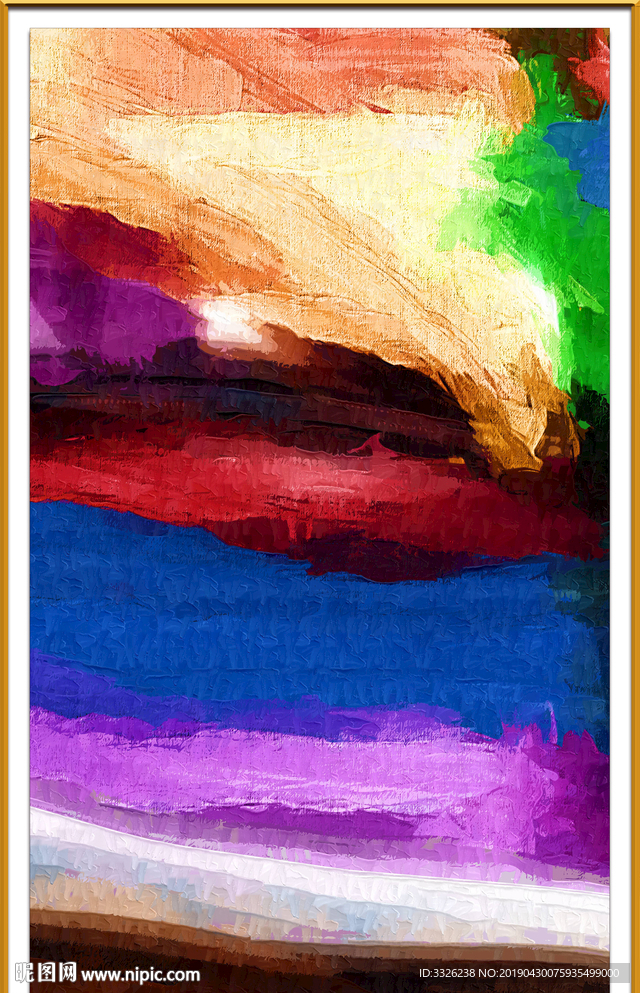 抽象油画