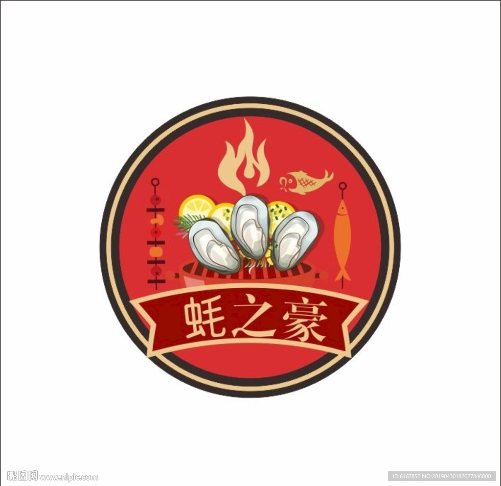 圆形标贴