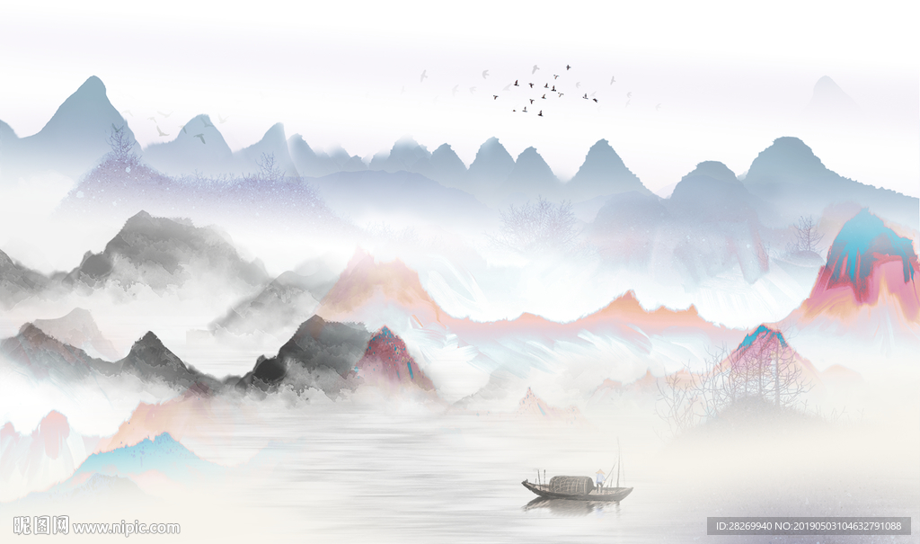 新中式山
