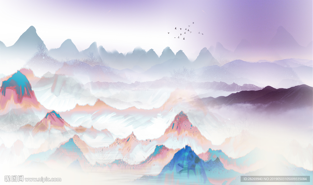 新中式山水