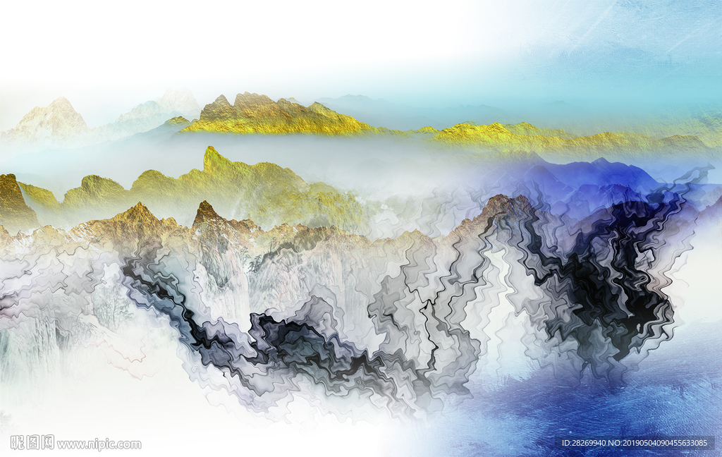 国画山