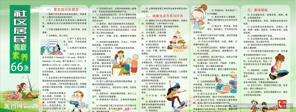 健康教育中国公民健康素养66条