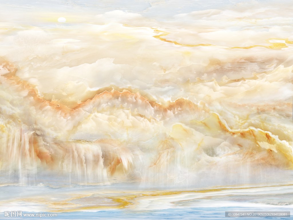 高清玉石 山水石纹背景