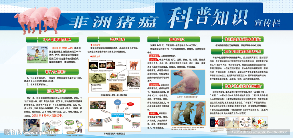 非洲猪瘟宣传栏