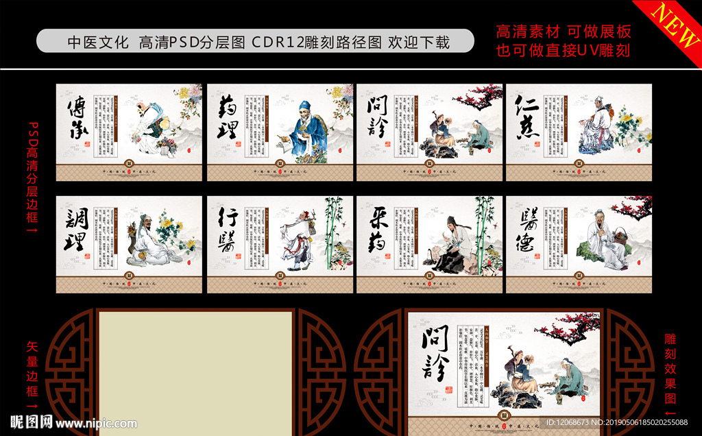 中医文化 中医展板
