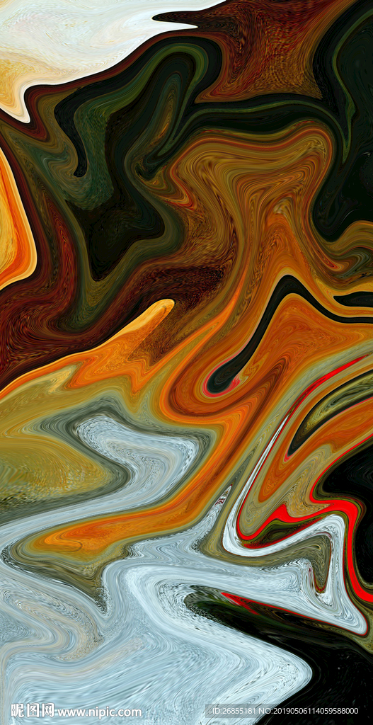 抽象油画