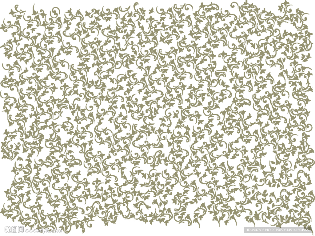 碎花底纹矢量图