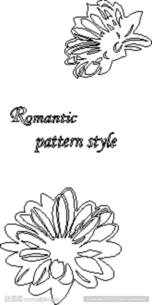 花朵矢量图