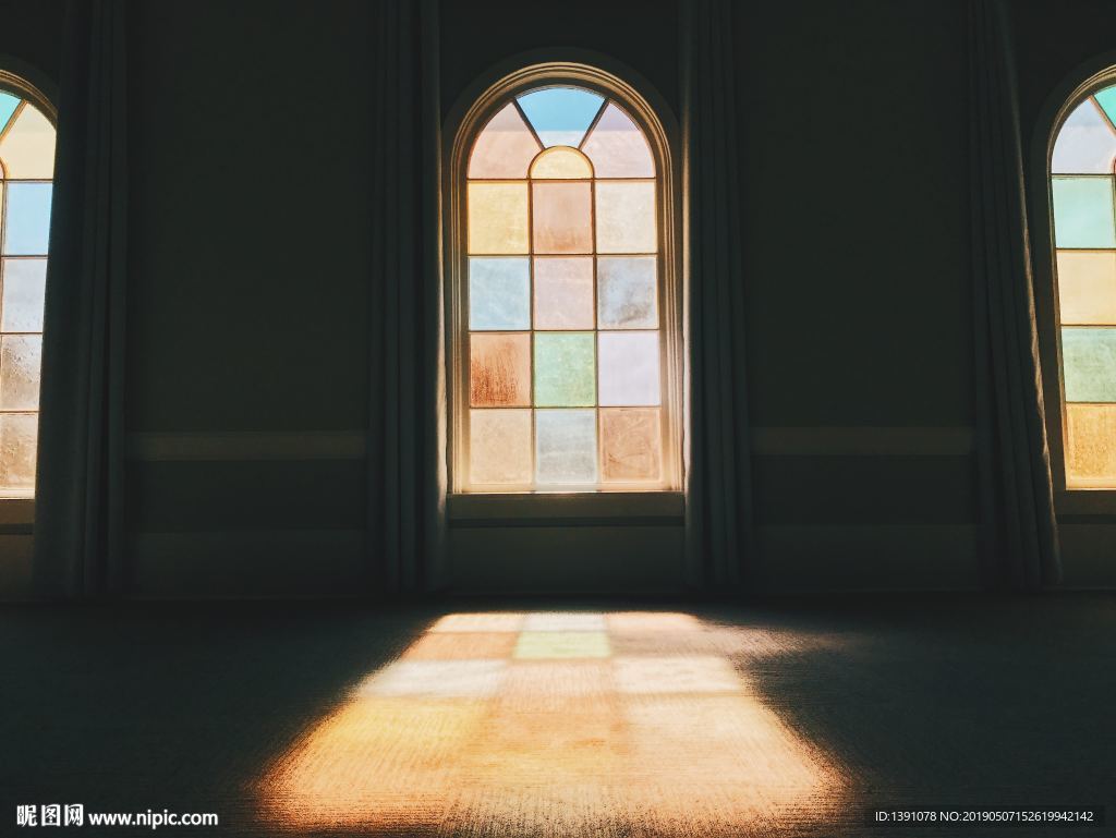 玻璃窗户背景图