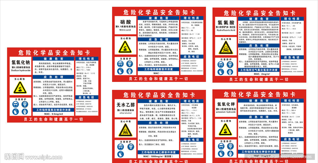 化学安全告知书