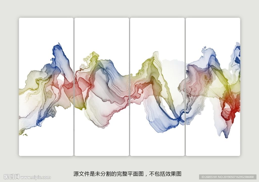 水墨线条装饰画