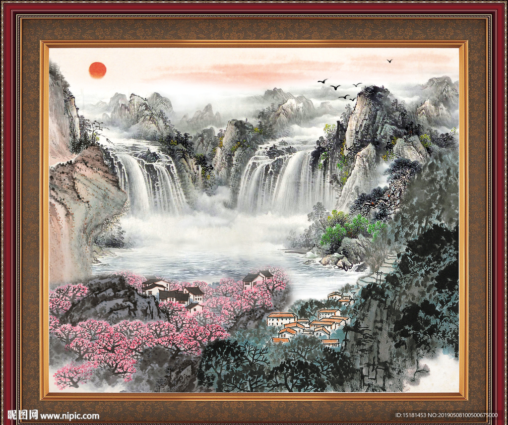 山水风景图