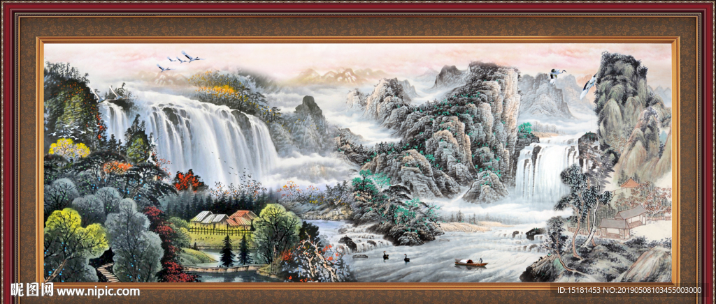 山水风景图