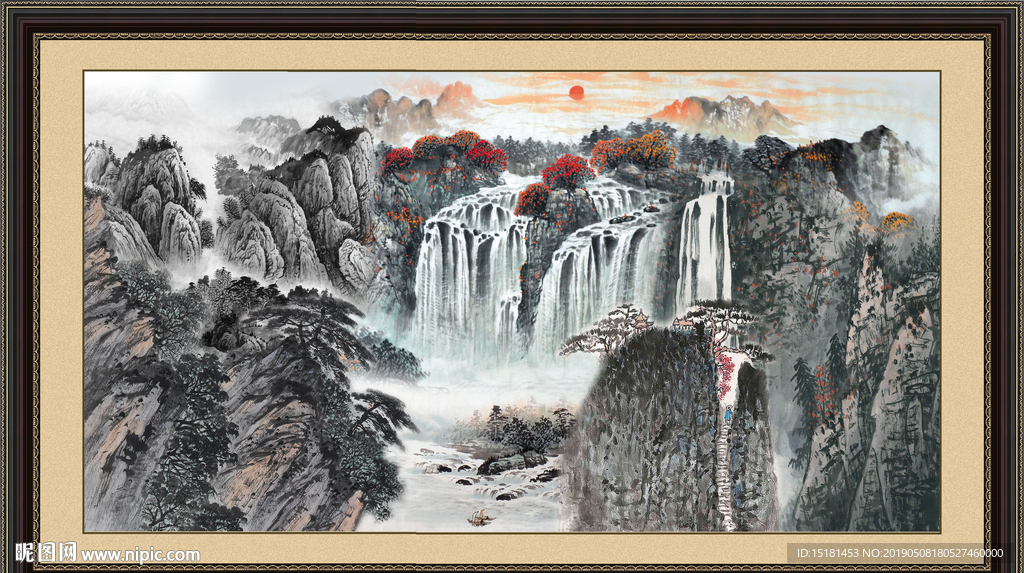 山水风景图