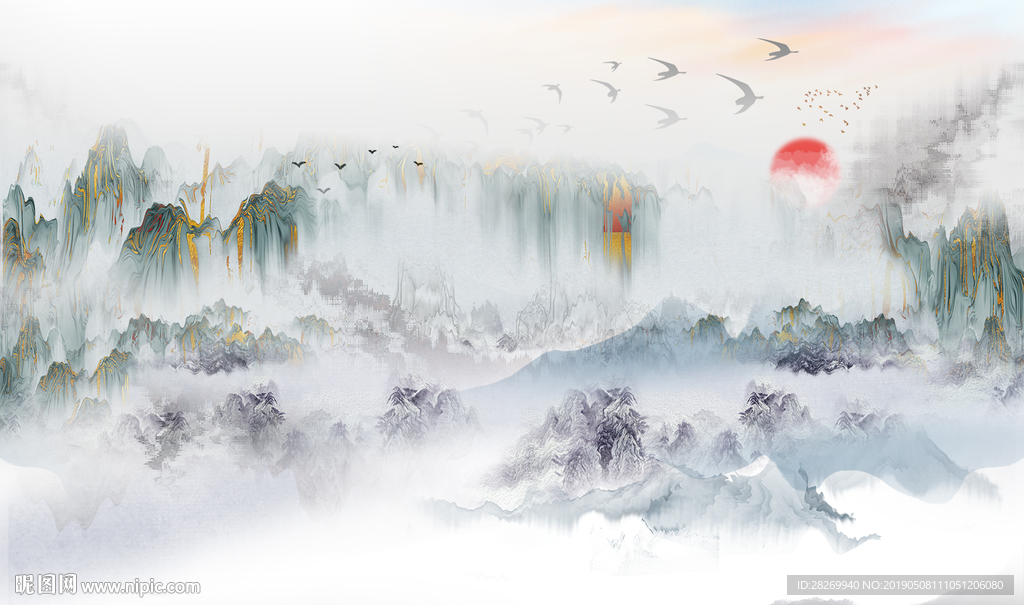 水墨画