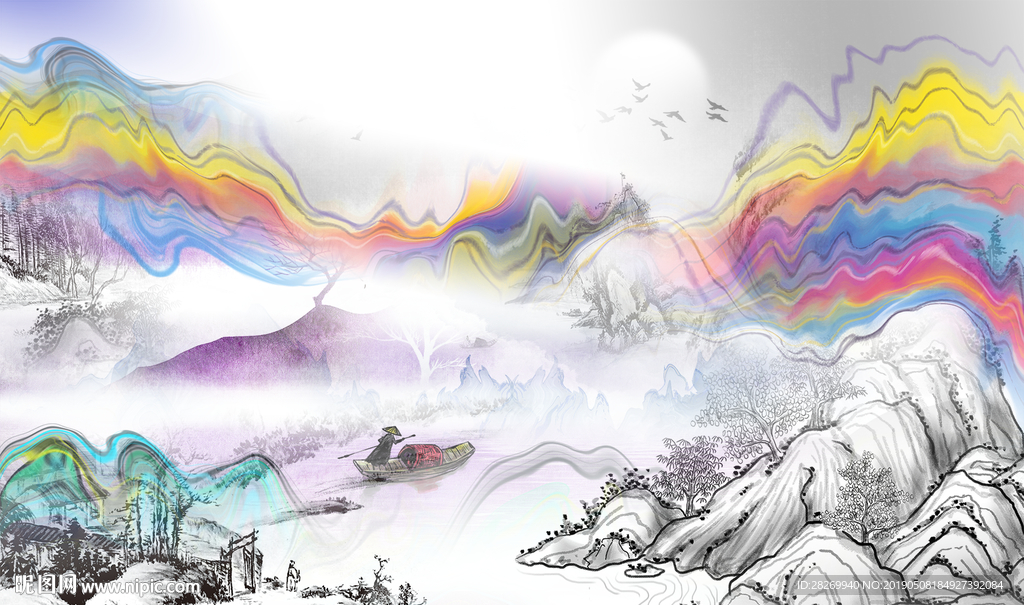 水墨山水