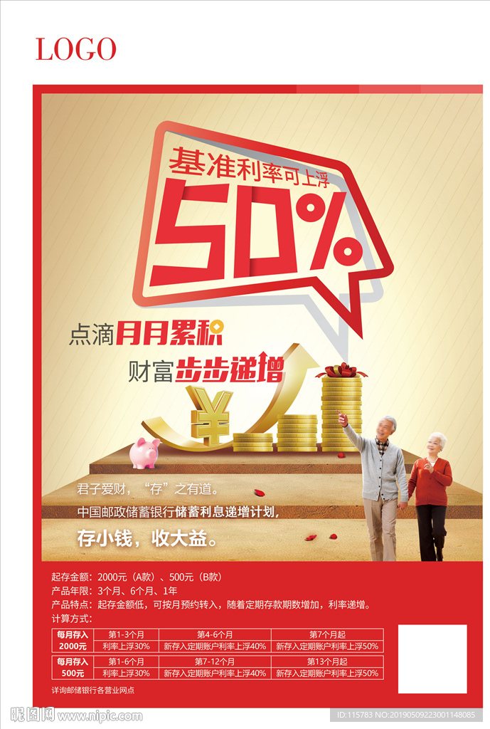 利率上浮50%
