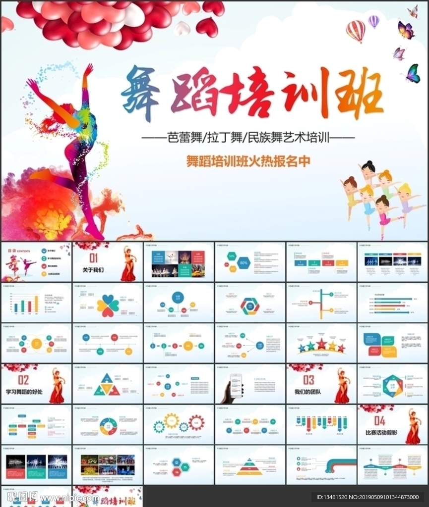舞蹈培训PPT