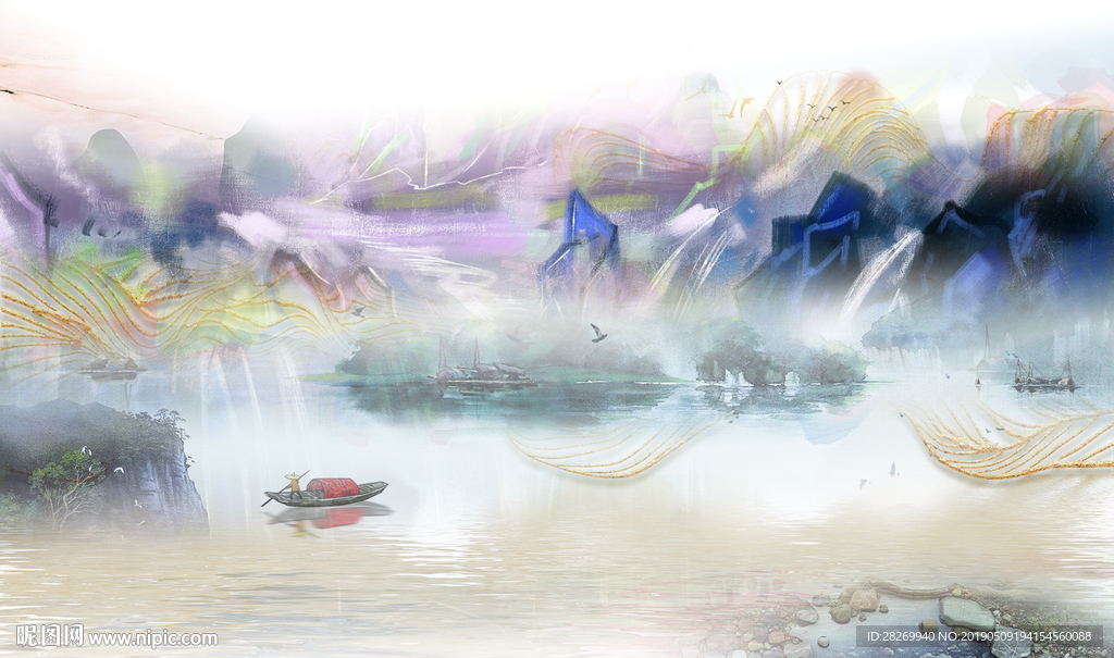 新中式水墨画