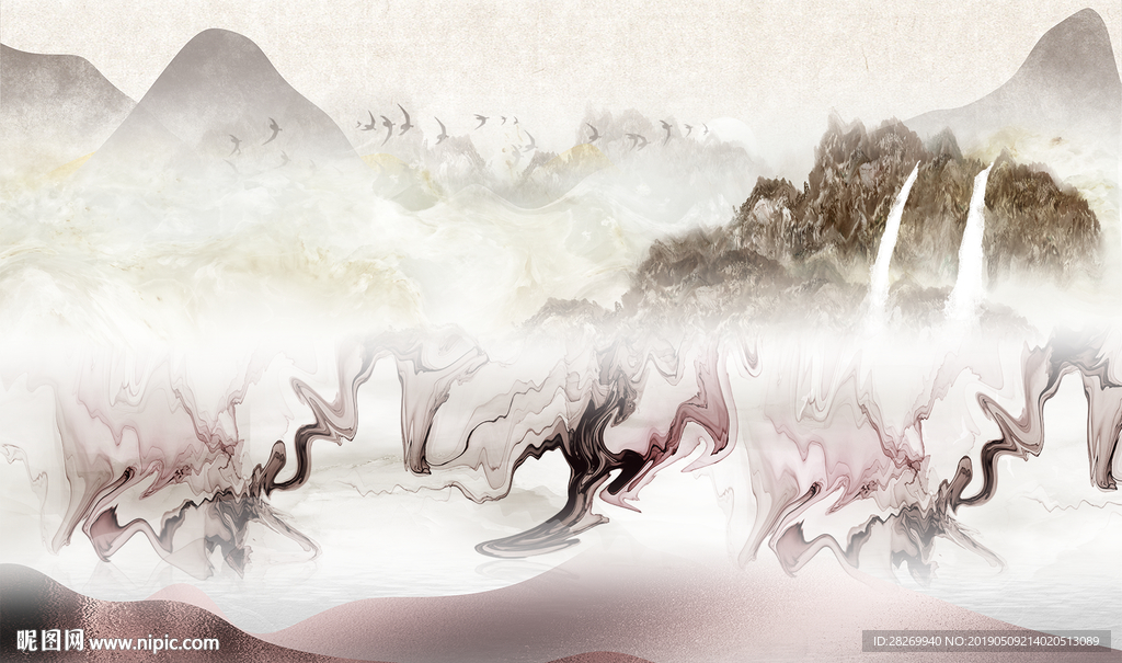 新中式山水