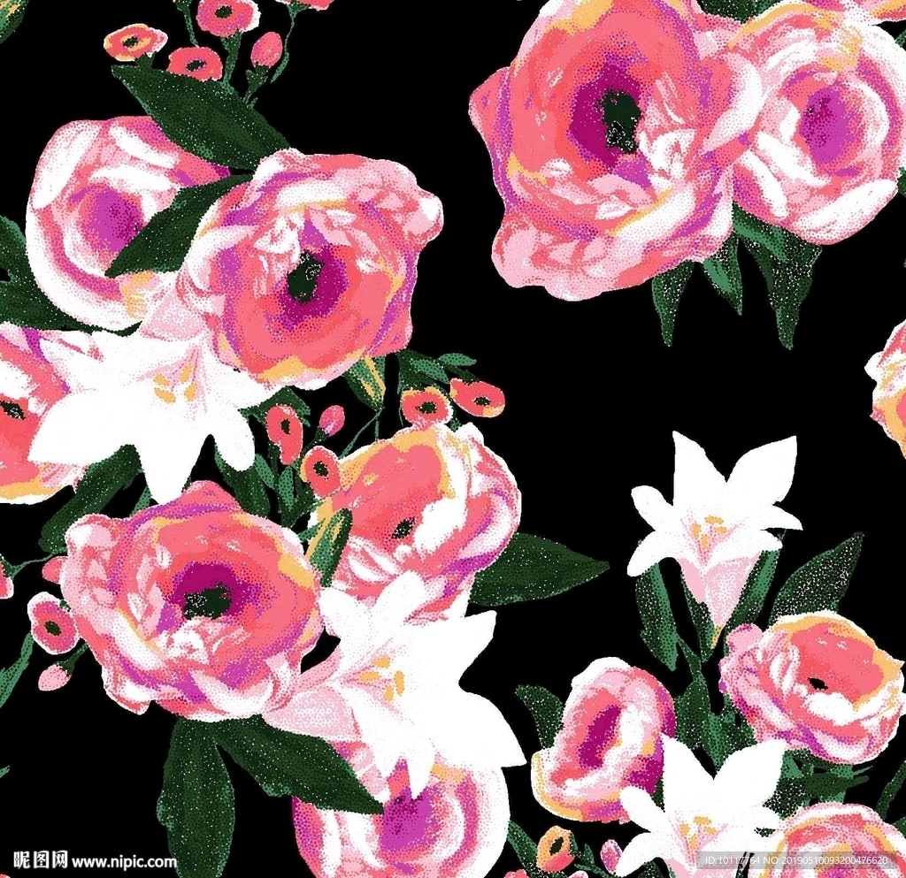 喇叭花牡丹花