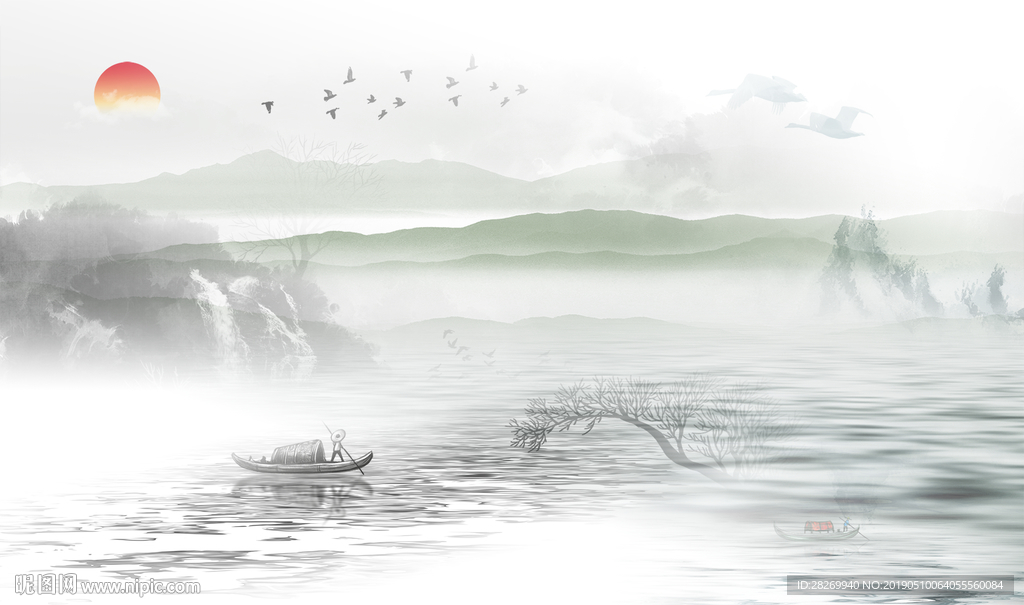 水墨山水