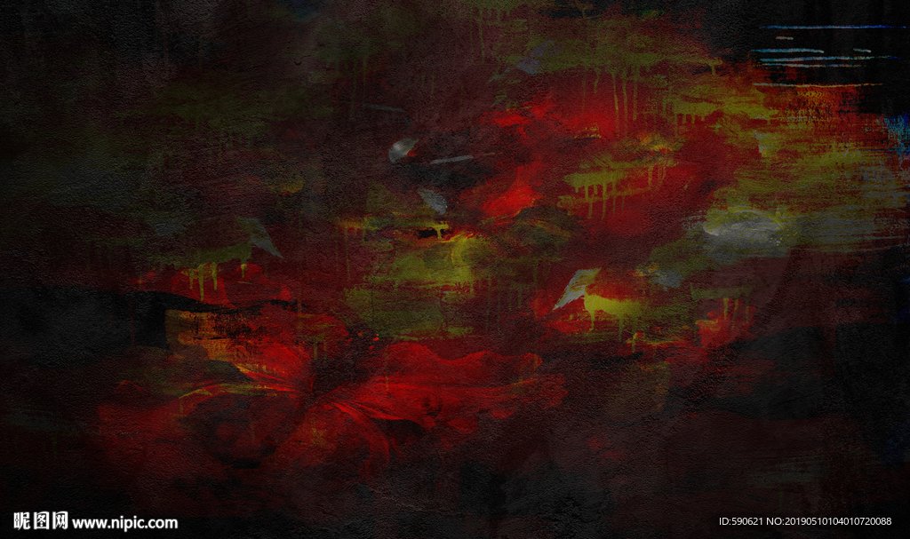 抽象油画
