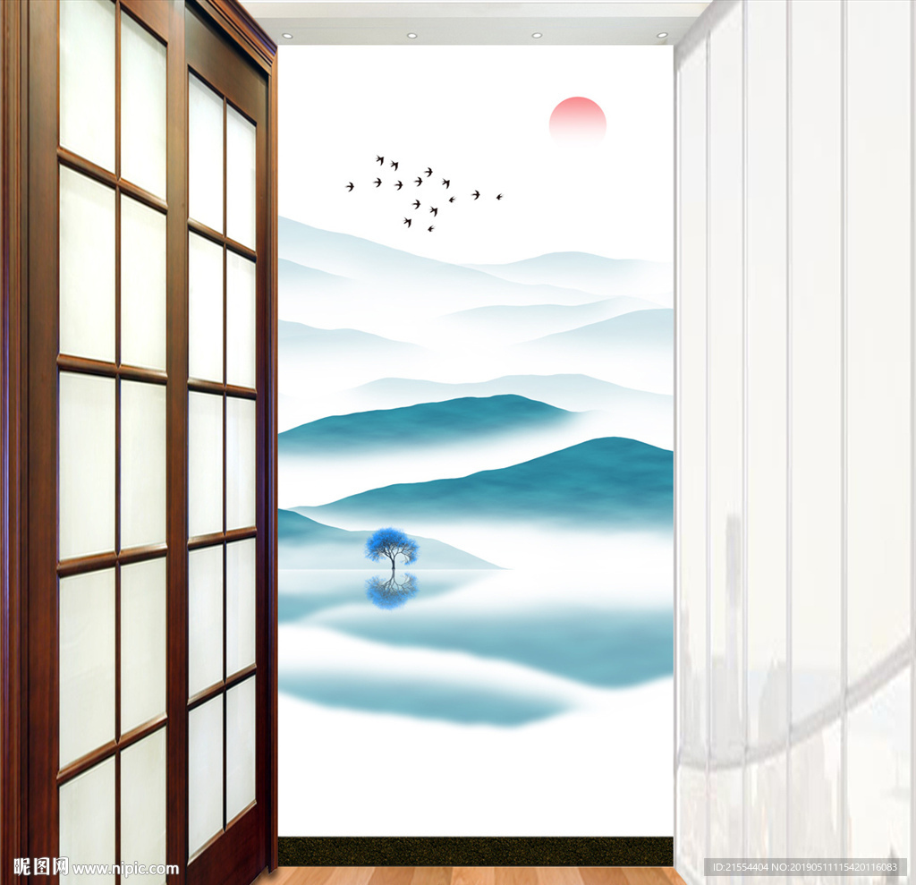 玄关屏风