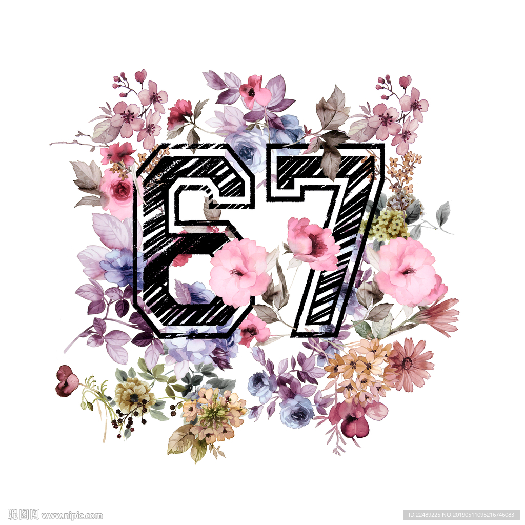 数字花