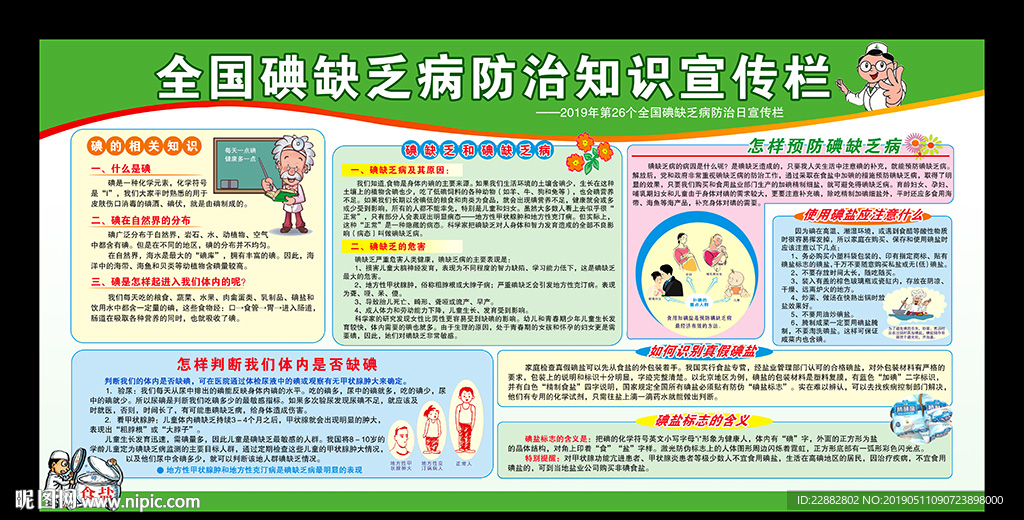 2019年全国碘缺乏病防治日