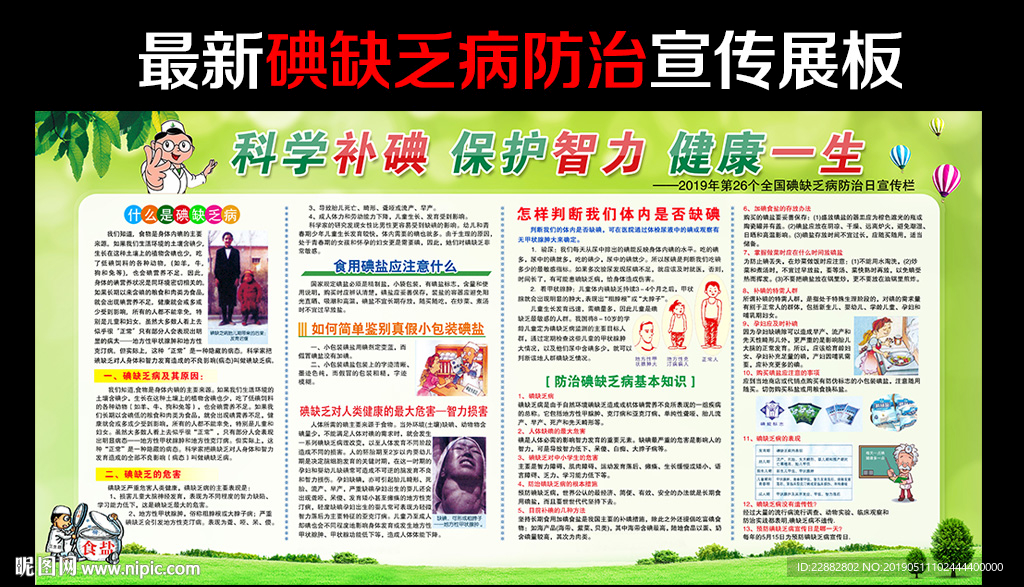 碘缺乏病宣传栏