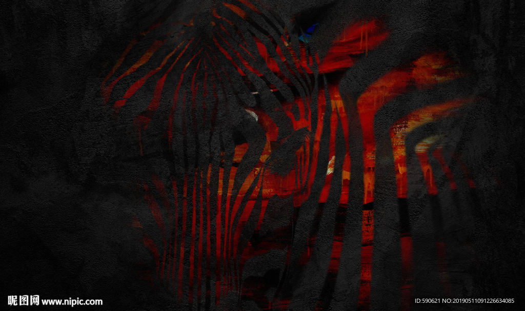 抽象油画