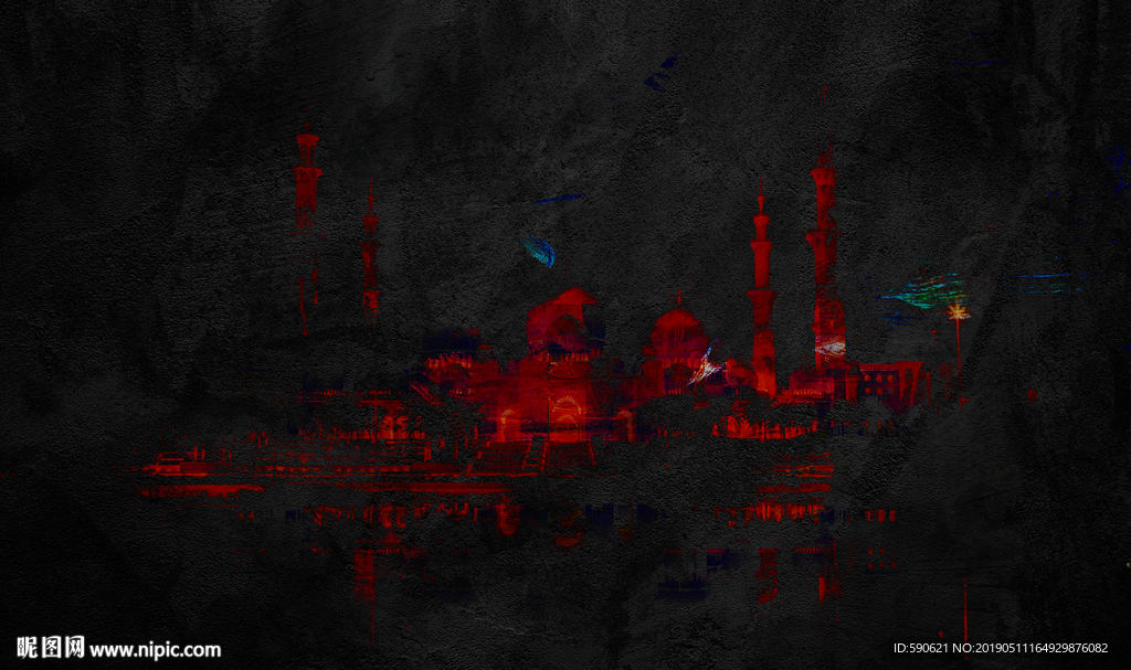 抽象油画