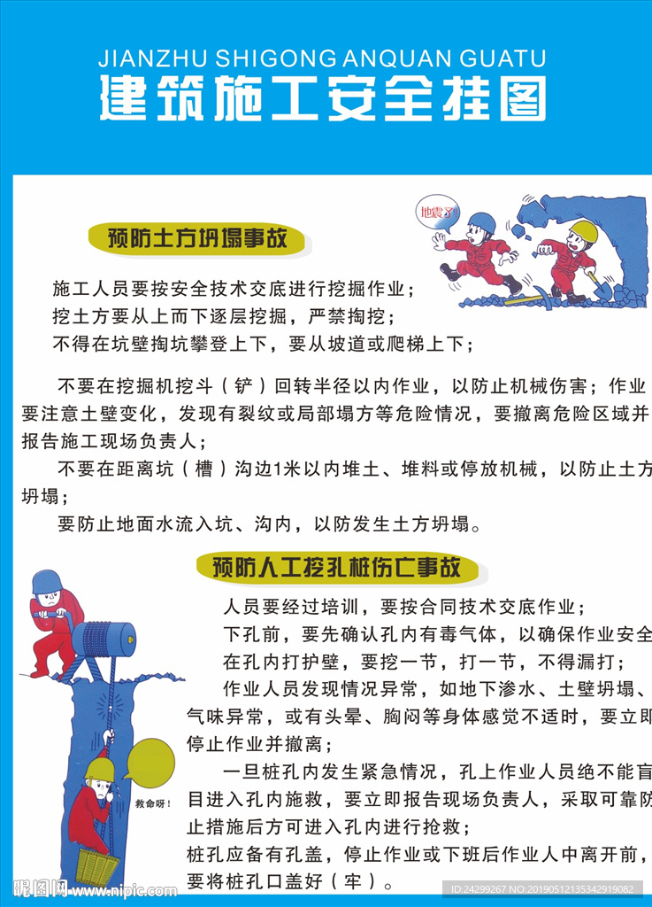建筑施工安全挂图二