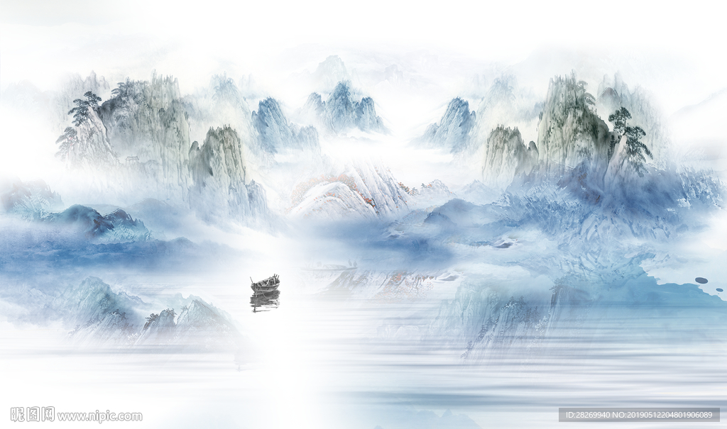 新中式水墨画
