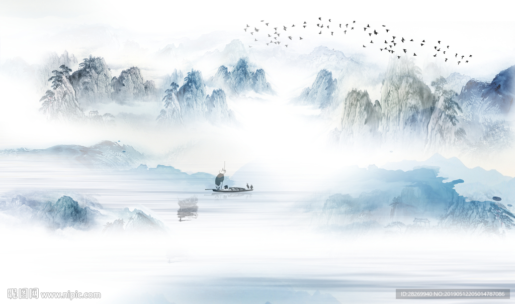 新中式水墨画