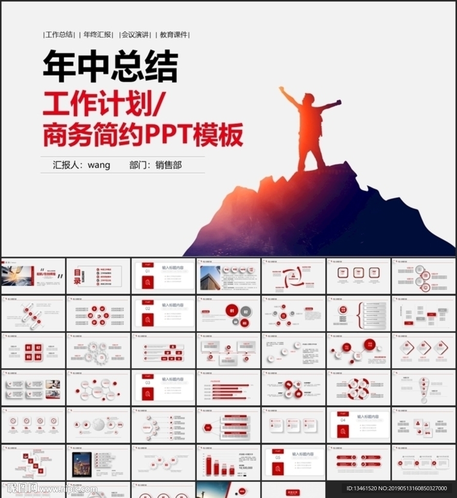 呐喊年中总结PPT