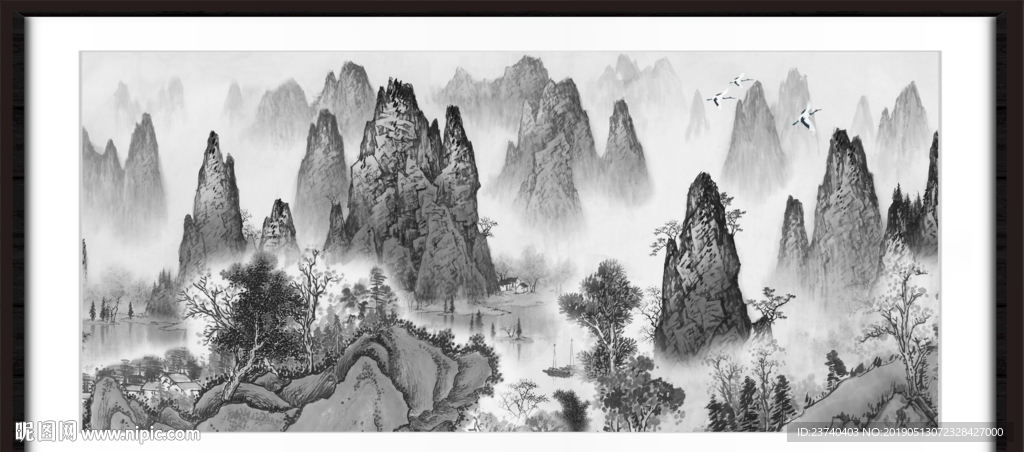 山水风景图