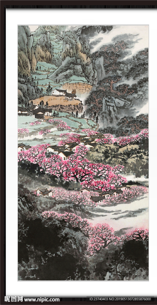 巨幅山水画