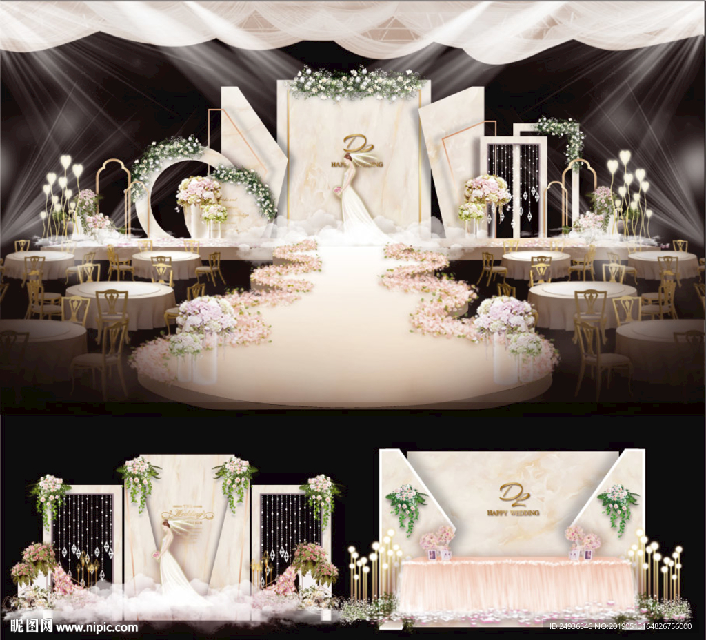 婚礼设计香槟婚礼