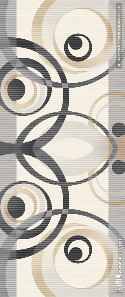 北欧几何块毯卷材走廊地毯循环图