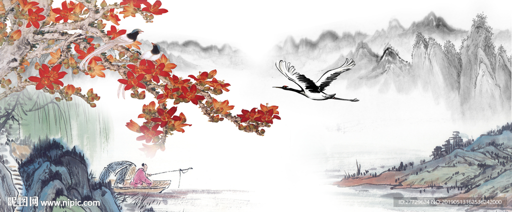 无框画